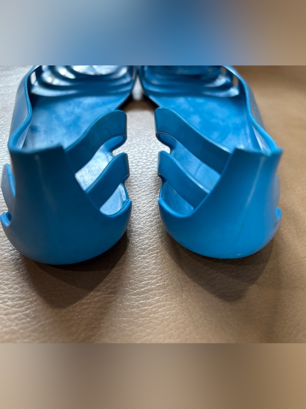 Gucci authentic Turquoise Jelly Flat Sandal for beach size 36 size 6 - Picture 6 of 10